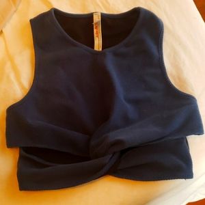 Free people, wrapped sprts bra/crop top